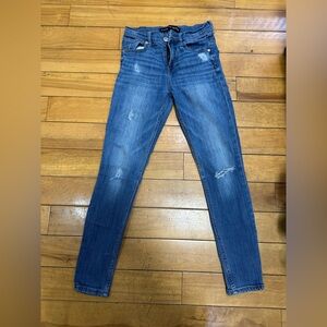 Express Light Blue Denim ribbed jeans